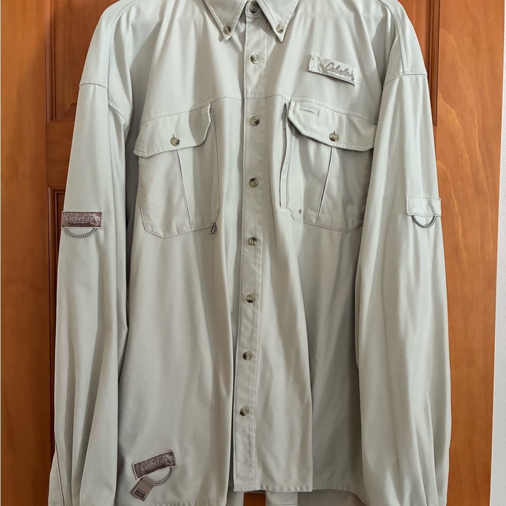 Cabela's Men's Light Gray Shirt Jacket